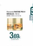Oferta de Mascareta PANTENE PRO-V MIRACLES, 160 ml ABANS: 4,99 (3,12/100m  PANTENE  369.  2.31€/100ml  en Condis