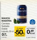 Oferta de Cerveza Mahou por 0,98€ en Eroski