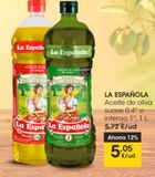 Oferta de Aceite de oliva La Española por 5,05€ en Eroski