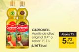Oferta de Aceite de oliva Carbonell por 5,72€ en Eroski