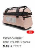 Oferta de PUMA  -50%  Puma Challenger Bolsa Deporte Pequeña  9,99 € 19,99 €  por 9,99€ en Sprinter