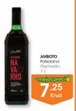 Oferta de AMBOTO Pacharán 1 L por 7,25€ en Eroski