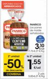 Oferta de PANRICO Pan rústico 0% azúcar añadido 375 g por 3,1€ en Eroski