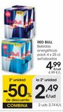 Oferta de RED BULL Bebida energética Sugar Free pack 4x25 cl por 4,99€ en Eroski