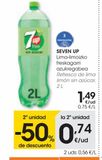 Oferta de SEVEN UP Refresco de lima limón sin azúcar 2 L por 1,49€ en Eroski
