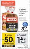 Oferta de PANRICO Pan rústico 0% azúcar añadido 375 g por 3,1€ en Eroski