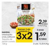 Oferta de NAVIDUL Taquitos de jamón curado 120 g por 2,39€ en Eroski