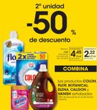 Oferta de COLON Detergente polvo 44+6 50 dosis en Eroski