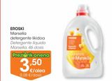 Oferta de EROSKI Detergente Liquido Marsella 46 dosis por 3,5€ en Eroski