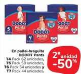 Oferta de En pañal-braguita DODOT Pants T4, T5, T6 y T7  en Carrefour Market