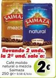 Oferta de Café molido natural Saimaza en Proxi