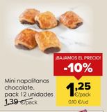 Oferta de Napolitana de chocolate por 1,25€ en Autoservicios Familia