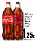 Oferta de Refresco original o zero Coca Cola por 1,25€ en Unide Market