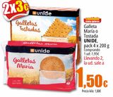 Oferta de Galleta María o Tostada UNIDE por 1,95€ en Unide Market