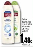 Oferta de Gel de ducha aloe vera o sales minerales La Toja por 1,48€ en Unide Supermercados