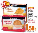 Oferta de Galleta María o Tostada Unide por 1,95€ en Unide Supermercados