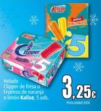 Oferta de Helado Clipper de fresa o Frutinos de naranja o limón Kalise por 3,25€ en Unide Supermercados