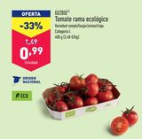 Oferta de Tomate de rama gutbio por 0,99€ en ALDI
