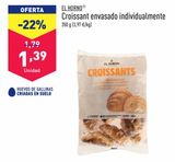 Oferta de Croissants por 1,39€ en ALDI