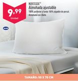 Oferta de Almohada novitesse por 9,99€ en ALDI