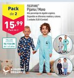 Oferta de Pijama pocopiano por 8€ en ALDI