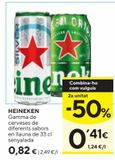 Oferta de Cerveza Heineken por 0,82€ en Caprabo