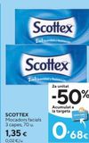 Oferta de Servilletas de papel Scottex por 1,35€ en Caprabo