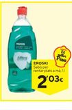 Oferta de Detergente lavavajillas eroski por 2,03€ en Caprabo