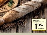 Oferta de EROSKI Pa 1,2% blat, 260g por 1,35€ en Caprabo