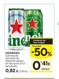 Oferta de HEINEKEN Cerveza 0,33 L por 0,82€ en Caprabo