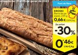 Oferta de EROSKI Barra de pa aspes, 235g por 0,66€ en Caprabo