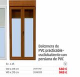 Oferta de Ventana de PVC por 540€ en BAUHAUS