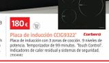 Oferta de Placa de inducción Corberó por 180€ en BAUHAUS