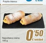 Oferta de Pulpito blanco  Napolitana crema 100 g  '50  €/unidad  en SPAR Fragadis