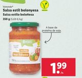 Oferta de Salsa estilo boloñesa por 1,99€ en Lidl
