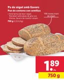 Oferta de Pan de centeno con semillas por 1,89€ en Lidl
