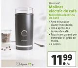 Oferta de Molinillo de café SilverCrest por 11,99€ en Lidl