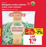 Oferta de Judías verdes Freshona por 1,19€ en Lidl