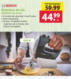 Oferta de Batidora de mano Bosch por 44,99€ en Lidl