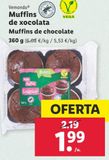 Oferta de Muffins de chocolate Vemondo por 1,99€ en Lidl