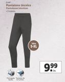 Oferta de Pantalones Crivit por 9,99€ en Lidl