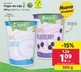 Oferta de Yogur de soja por 1,09€ en Lidl