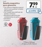 Oferta de Botella magnética Crivit por 7,99€ en Lidl