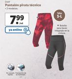 Oferta de Pantalones pirata Crivit por 7,99€ en Lidl