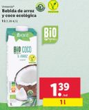 Oferta de Bebida de arroz por 1,39€ en Lidl