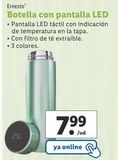 Oferta de Botella de aluminio ernesto por 7,99€ en Lidl