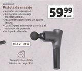 Oferta de Pistola de masaje vitalcontrol por 59,99€ en Lidl