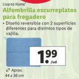 Oferta de Escurreplatos Livarno por 1,99€ en Lidl