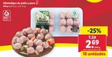 Oferta de Albóndigas de pollo y pavo por 2,69€ en Lidl