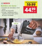 Oferta de Batidora de mano Bosch por 44,99€ en Lidl